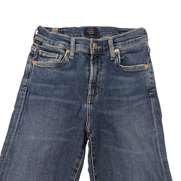Citizens of Humanity Emannuelle Slim Boot Jeans Womens 24 Blue Stretch Comfort - Picture 2 of 12